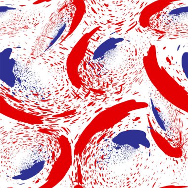  Grunge kaotik şablona sahip soyut ve pürüzsüz desen