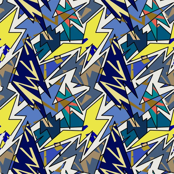  Kentsel eğri üçgen elementleri ile kusursuz soyut desen