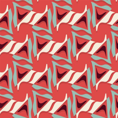  Tekstil, doku ve beckground için kusursuz soyut geometri deseni