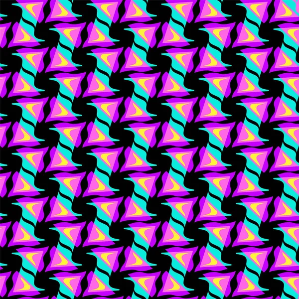テクスチャ 手招きのためのシームレス抽象幾何学パターン — ストックベクタ