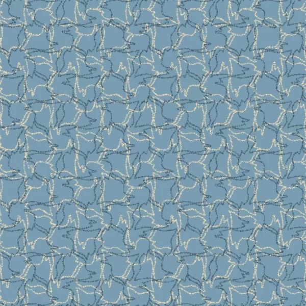 纺织品 起落架用无缝线抽象几何图案 — 图库矢量图片