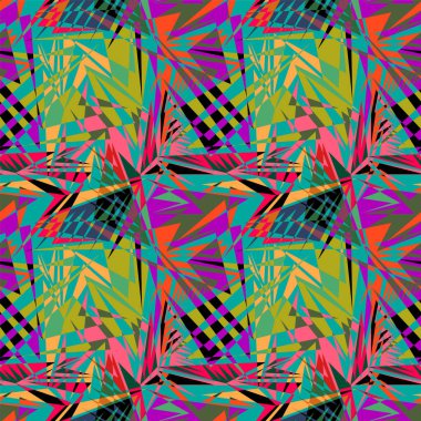  Eğimli vektör elementleriyle kusursuz soyut kentsel geometri deseni