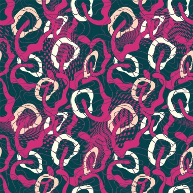  El çizimi eşsiz desenleri olan soyut renksiz sanat eserleri