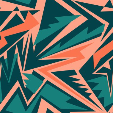  Eğri üçgen elementleri ile soyut ve pürüzsüz desen