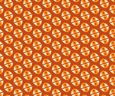 Benzersiz tekrarlayan elementlerle kusursuz desen