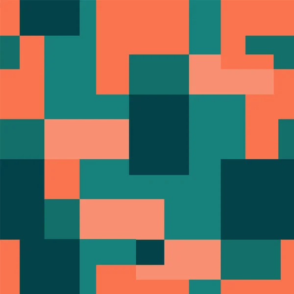 Seamless Abstract Pattern Geometry Squares — Stock vektor