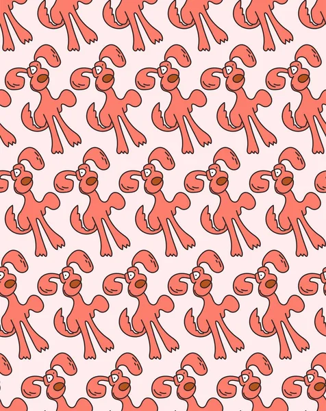 Seamless Vector Pattern Repeat Pets — 스톡 벡터