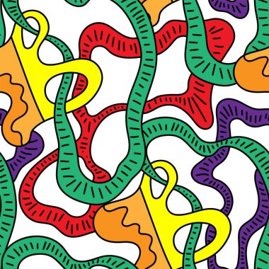 Kusursuz soyut olağandışı el dran deseni 