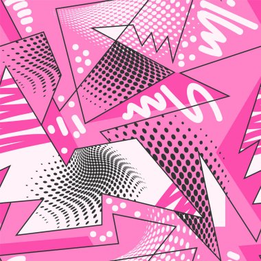 Kavisli geometri elementleri ile kusursuz soyut kentsel desen