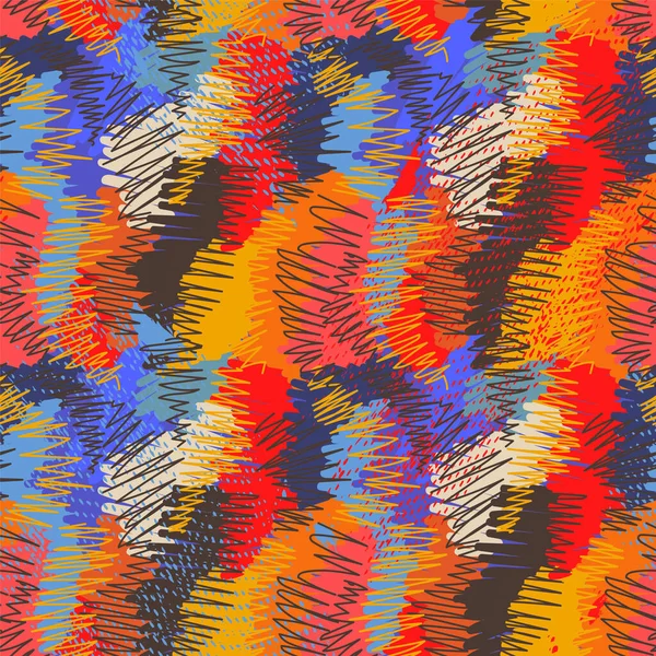 Naadloze Abstracte Stedelijke Vector Kleurrijk Patroon — Stockvector