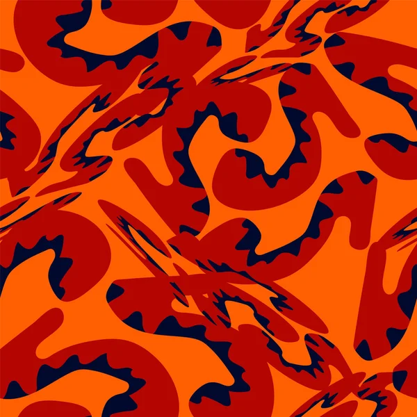 シームレスな抽象的な珍しいベクトルパターン — ストックベクタ