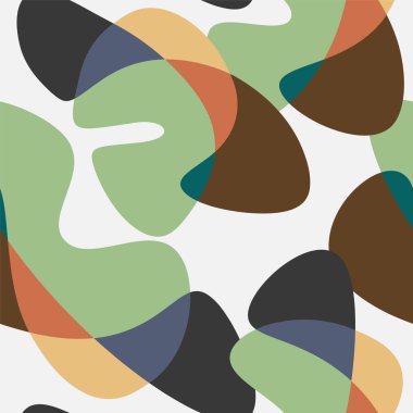 Dalga şekilli pürüzsüz renkli desen