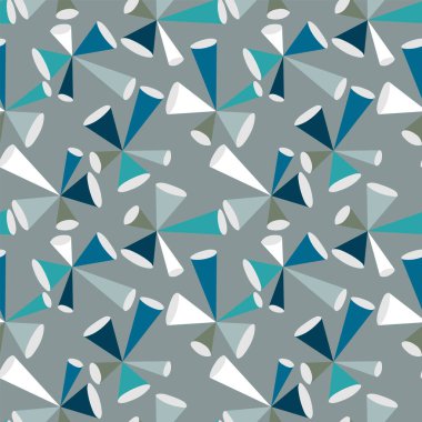 Kusursuz geometri soyut şirin desen 