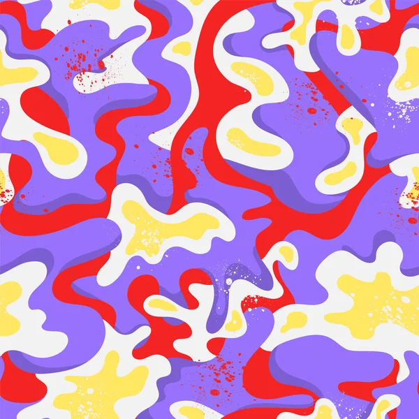 Dalga şekilli kusursuz soyut vektör deseni 