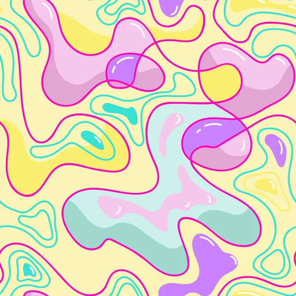 Dalga şekilleri ve çizgileriyle soyut, alışılmadık, pürüzsüz bir model.