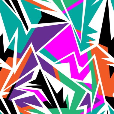 Kavisli geometri elementleri ile kusursuz soyut kentsel desen