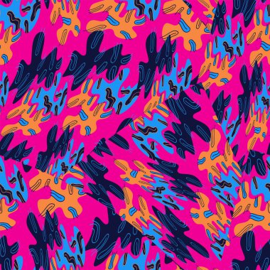 Kusursuz renksiz soyut dekoratif desen