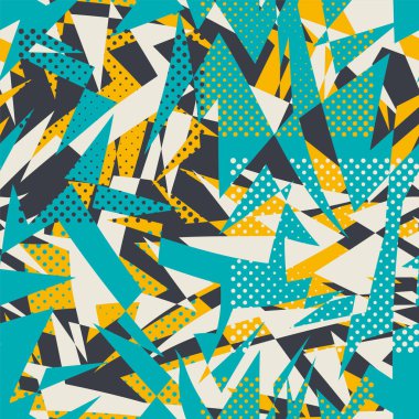 Kavisli geometri elementleri ile kentsel, pürüzsüz soyut desen