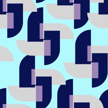 Geometri elementleriyle kusursuz desen