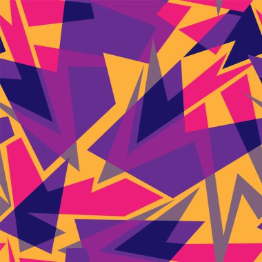 Kavisli geometri elementleri ile kusursuz soyut kentsel desen