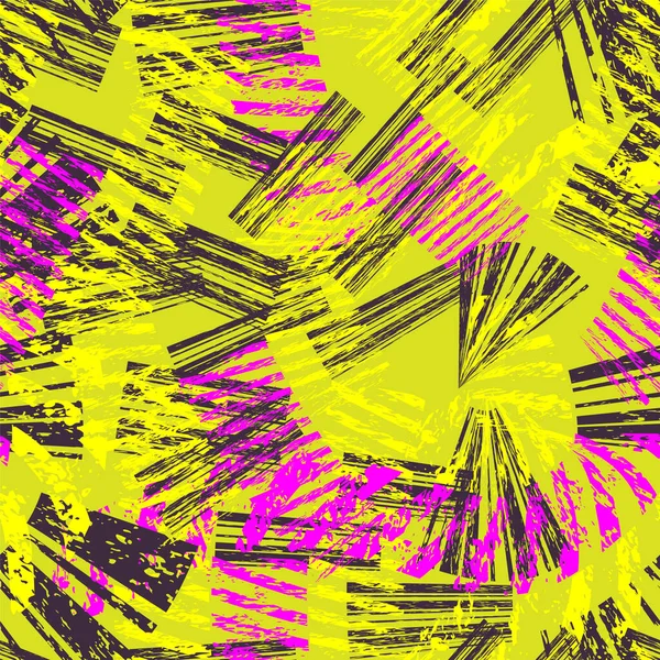 Abstract Seamless Artwork Grunge Pattern — Stock Vector