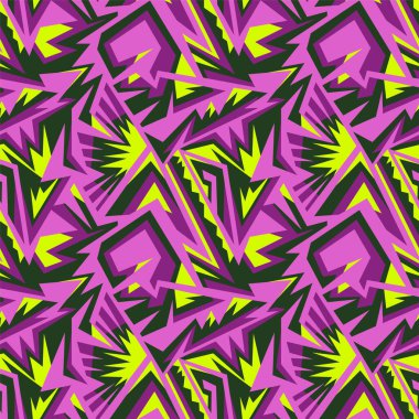 Kavisli geometri elementleri ile kusursuz soyut kentsel desen