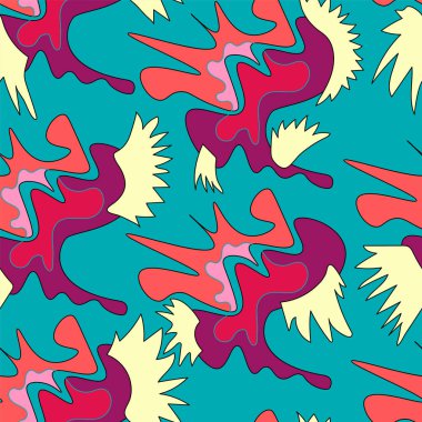 Sıra dışı yineleme kalıpları olan kusursuz vektör çizimi