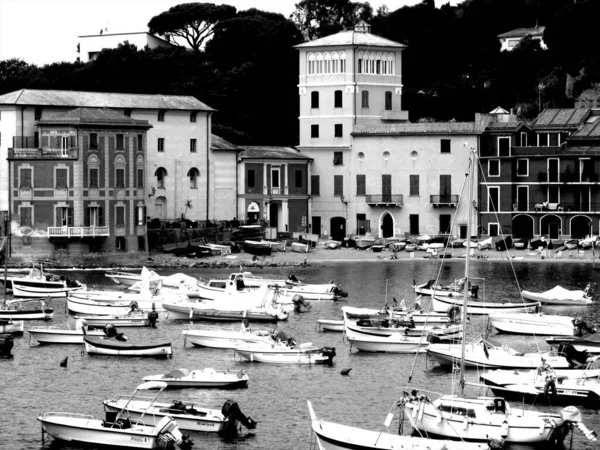Sestri Levante Liguria Spiaggia Della Baia Del Silenzio — Foto Stock