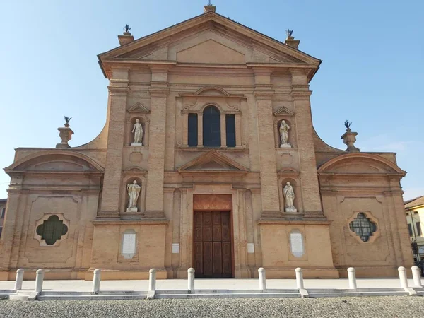 Novellara Reggio Emilia Itália Igreja Colegiada Santo Stefano — Fotografia de Stock