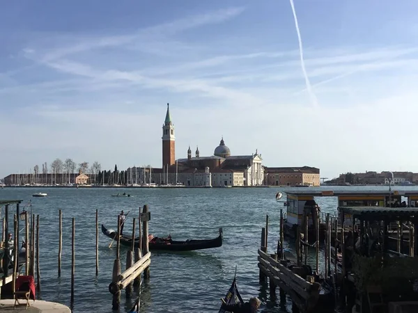 Uitzicht Het San Marco Bekken Het Eiland San Giorgio Maggiore — Stockfoto