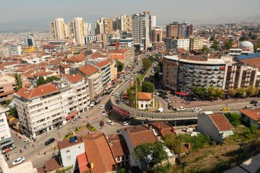 Bursa, Türkiye 17 Eylül 2022: Tophane 'den Bursa şehri panoraması. Yüksek kalite fotoğraf