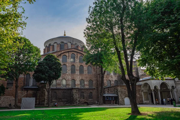 Ιστανβουλ Τουρκια Αυγουστου 2021 Αρχαία Βυζαντινή Αγία Ειρήνη Ορθόδοξη Εκκλησία — Φωτογραφία Αρχείου