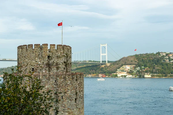Φρούριο Ρουμελί Στην Κωνσταντινούπολη Τουρκία Ρουμελιισάρι Κάστρο Rumeli Hisari Bogazkesen — Φωτογραφία Αρχείου