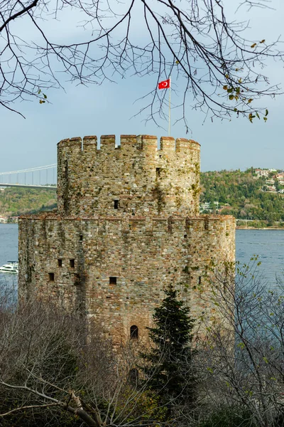 Φρούριο Ρουμελί Στην Κωνσταντινούπολη Τουρκία Ρουμελιισάρι Κάστρο Rumeli Hisari Bogazkesen — Φωτογραφία Αρχείου