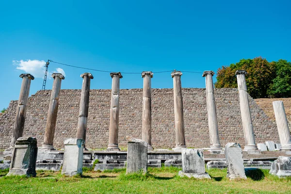 Cidade Antiga Pergamon Bergama Localizado Cidade Izmir Turquia Antiga Civilização — Fotografia de Stock