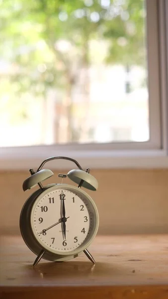 Blue Vintage Alarm Clock — Stock Photo, Image