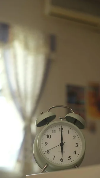 Blue Vintage Alarm Clock — Stock Photo, Image