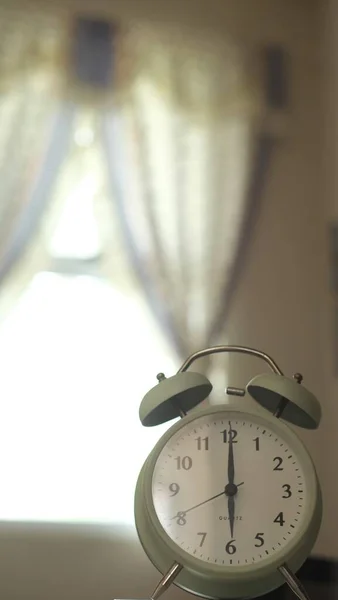 Blue Vintage Alarm Clock — Stock Photo, Image