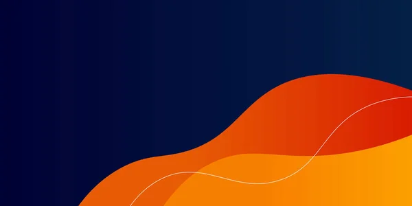 Modern Blå Och Orange Abstrakt Bakgrund För Presentation Design Orange — Stock vektor