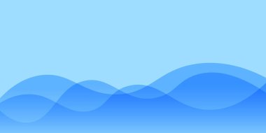 Mavi dalga soyut arka plan tasarımı, iş, şirket, kurum, poster, şablon, parti, seminer, vektör, illüstrasyon için modern mavi arkaplan kullanımı