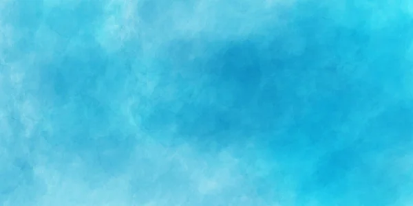 Blue Grunge Aquarell Textur Hintergrund Mit Rauch Pastell Aquarell Malen — Stockvektor