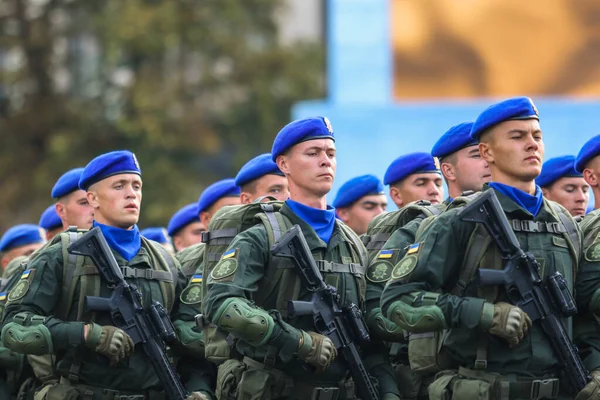 Киев Украина Августа 2021 Года Военнослужащие Вооруженных Сил Украины Время — стоковое фото