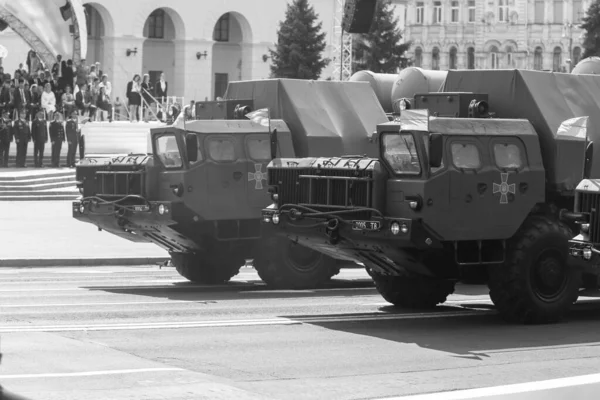 Kyiv Ukraine Αυγούστου 2021 Στρατιωτικός Εξοπλισμός Των Ενόπλων Δυνάμεων Της — Φωτογραφία Αρχείου