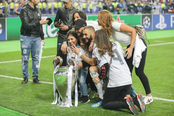 Kyiv Ucrania May 2018 Futbolista Profesional Francés Karim Benzema Durante — Foto de Stock