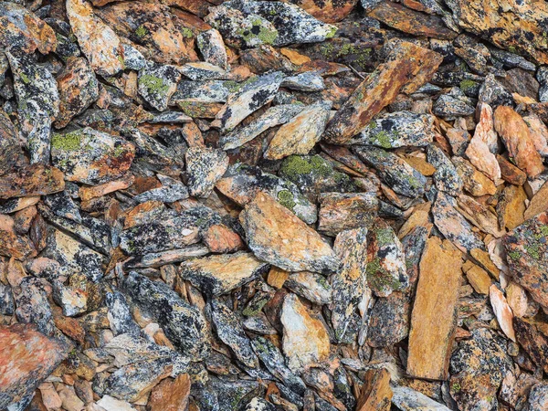 Scattered Colored Stones Abstract Rocky Mountain Texture Layered Detailed Texture — Stock Photo, Image