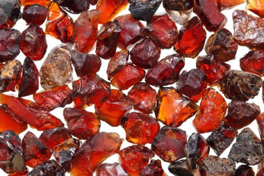 Yakından doğal sert spessartit (spessartine) arkaplan taşı