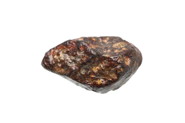 Chondrite Meteorite Subtype White Background — Stock fotografie