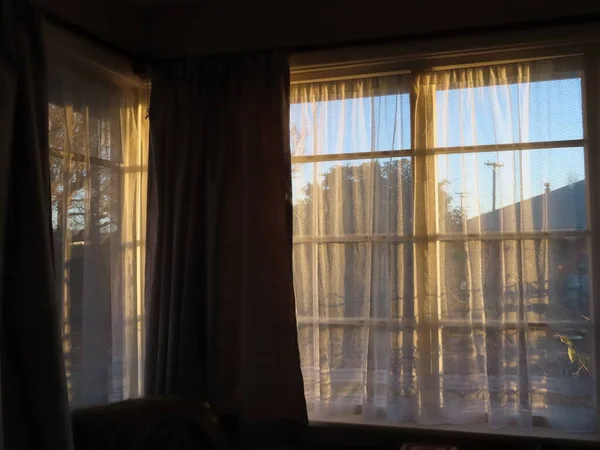 Ikkunassa Lasi Huoneessa — kuvapankkivalokuva