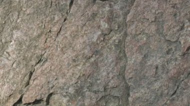 Kırık granit taş yüzeyi. Güneşteki granit kaya. Ekolojik kavram
