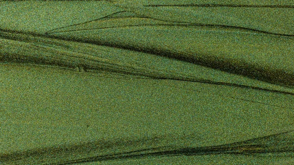 Textura Brilho Verde Fundo Com Pinceladas Tintas Óleo Brilhantes Superfície — Fotografia de Stock